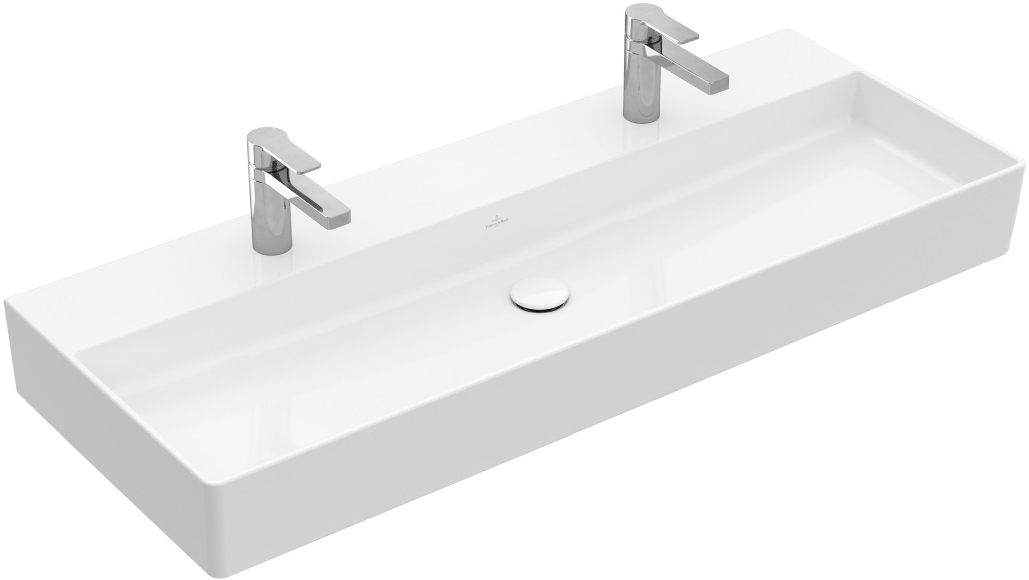 Darmowa Dostawa - Umywalka 120x47 cm prostokątna ścienna-meblowa biała Villeroy & Boch Memento 2.0 4A22CG01