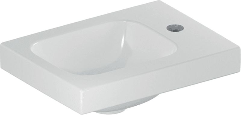 Darmowa Dostawa - Umywalka 38x28 cm prostokątna meblowa biała Geberit iCon 501830001