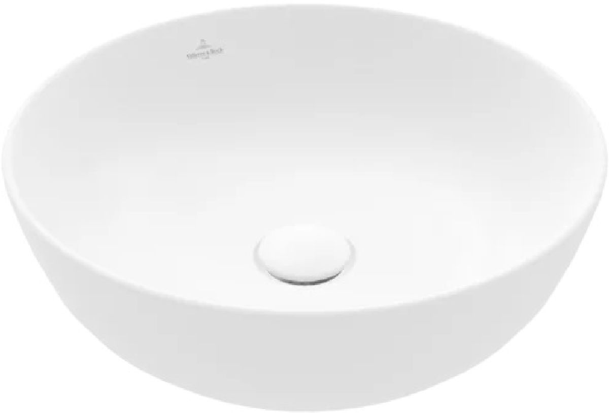 Darmowa Dostawa - Umywalka 43x43 cm okrągła nablatowa biała Villeroy & Boch Artis 417943RW