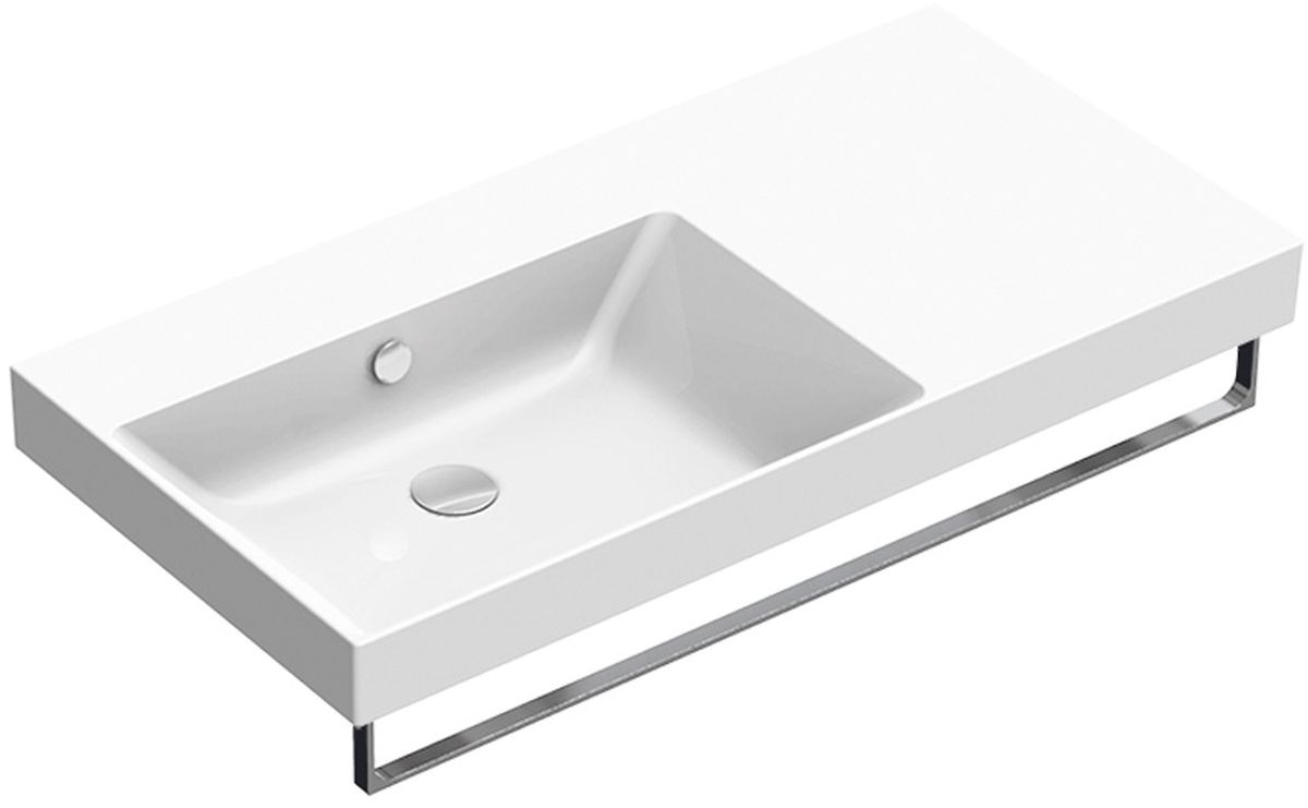 Darmowa Dostawa - Umywalka 100x50 cm prostokątna ścienna-meblowa biała Catalano New Zero 0121040001