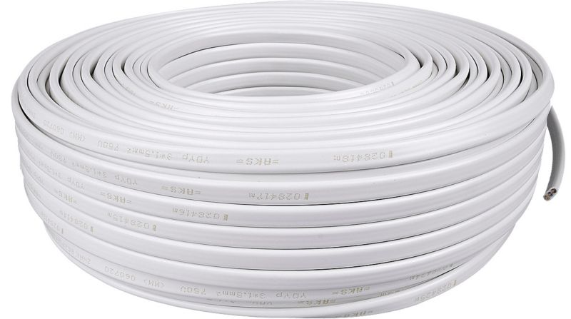 Przewód AKS Zielonka YDYp 3 x 1,5 mm2 450/750 V 100 mb