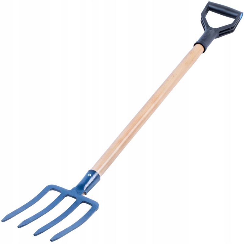 Widły Do Kopania KADAX 4 Zębne Ogrodowe Do Kompostu Siana Solidne 130cm 1szt.