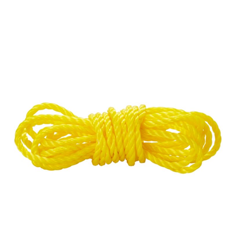 Lina skręcana polipropylenowa Diall 8 mm x 50 m żółta