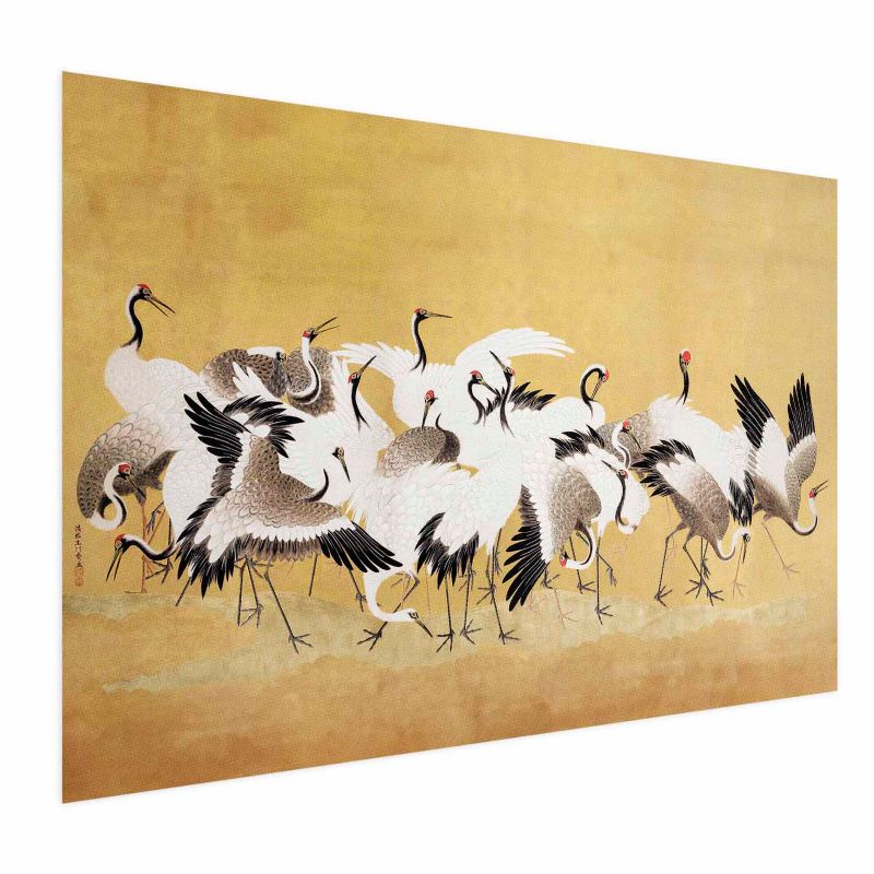 Plakat Artgeist Japońskie żurawie 60x40 cm bez ramy 1 szt