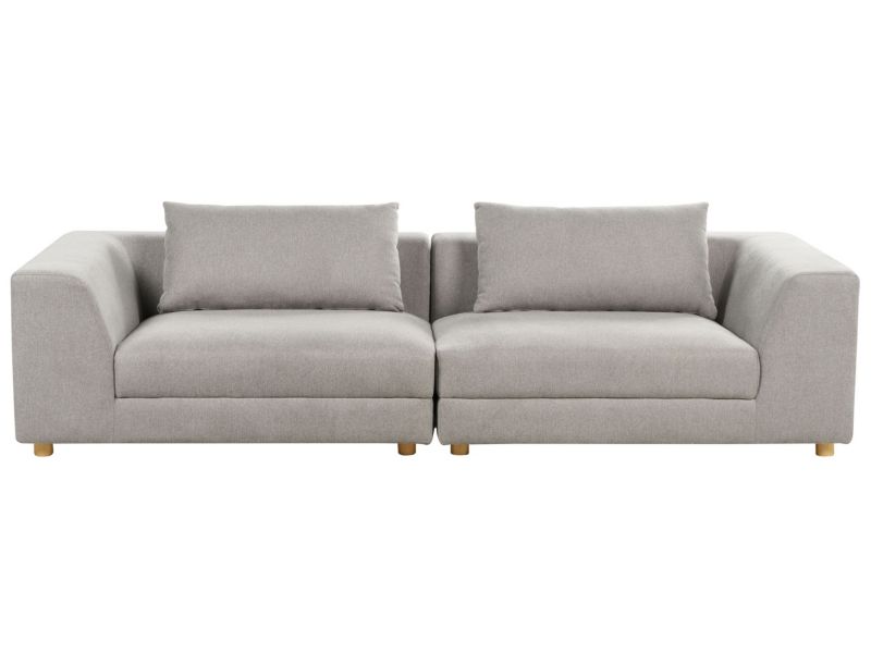 Sofa 3-osobowa jasnoszara Lermon 1 szt.
