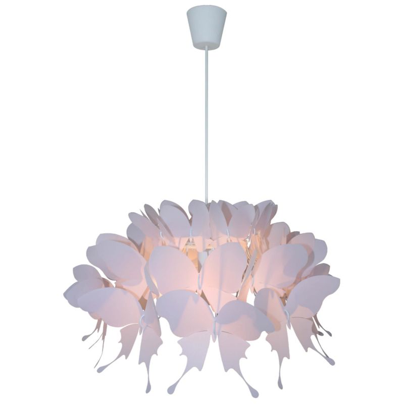 Lampa wisząca Light Prestige Farfalla pastelowy róż 1 x E27 1 szt.