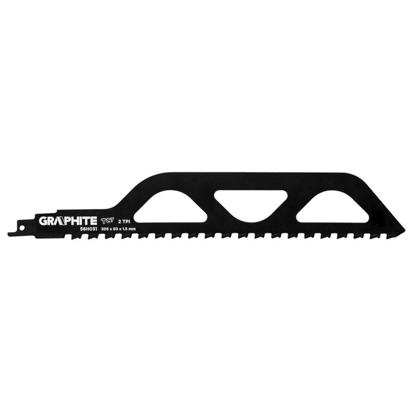 Brzeszczot do piły szablastej GRAPHITE HM, 305 x 50 x 1.5 mm, 2TPI 1 szt