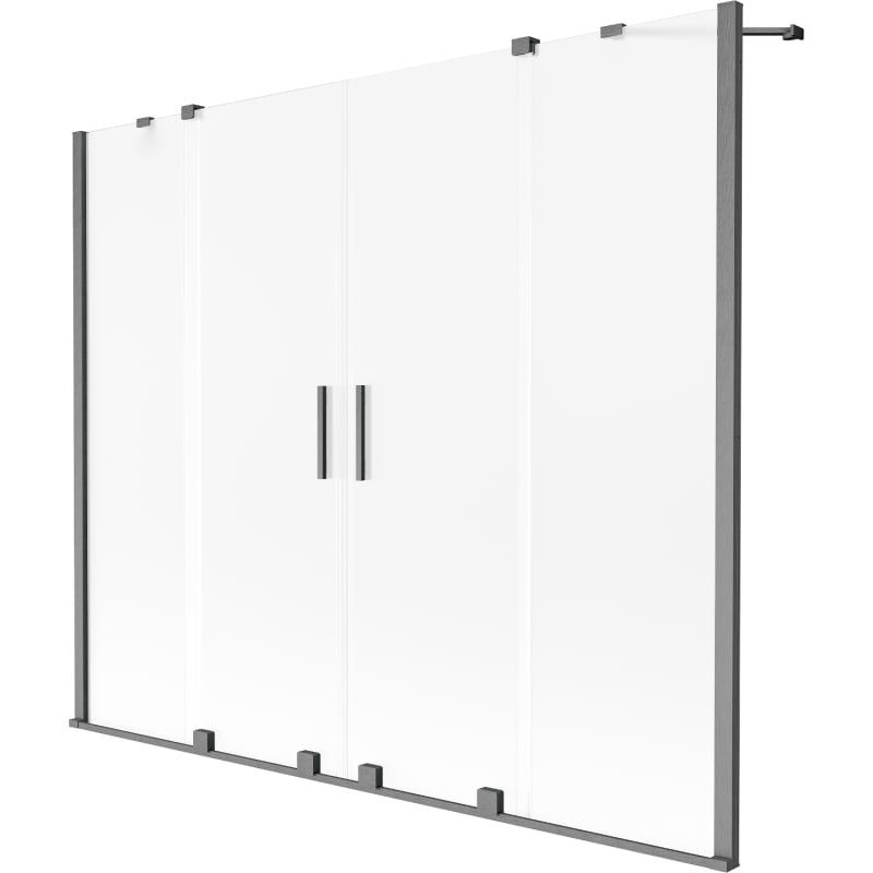 Parawan nawannowy Mexen Velar gun gray 190x150 2 szt.