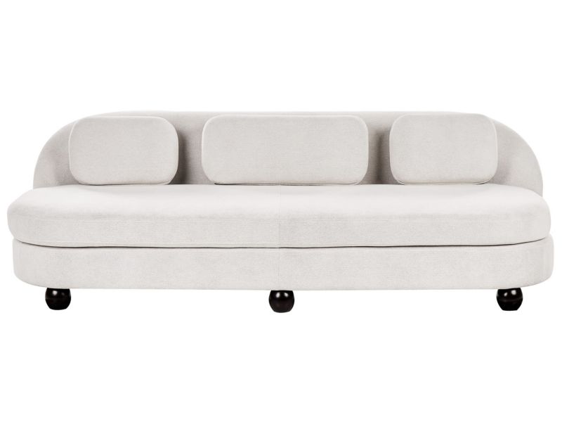 Sofa 3-osobowa złamana biel Fansen 1 szt.