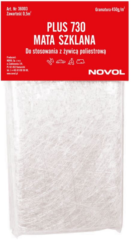 Mata szklana Novol Ultra 450 g 0,5 m2