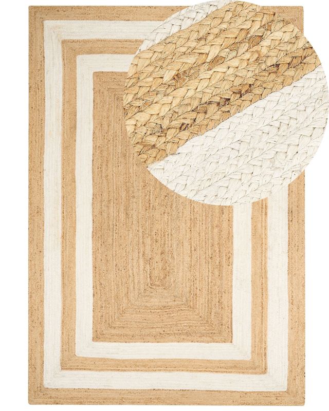 Dywan z juty 200 x 300 cm beżowy Gemerek 1 szt.
