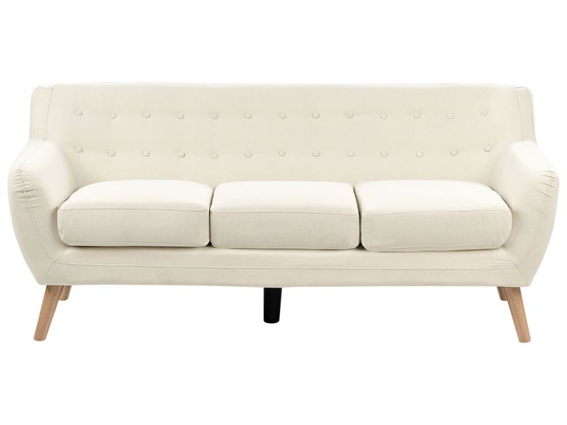 Sofa 3-osobowa jasnobeżowa Motala 1 szt.
