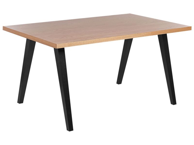 Stół do jadalni Lenister 90 cm 150 cm Czarny 1 szt.