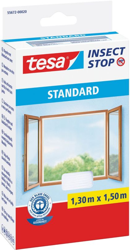 Moskitiera okienna Tesa Standard 1,3 x 1,5 m biała
