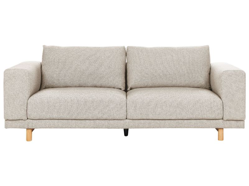Sofa 3-osobowa jasnobeżowa Nivala 1 szt.
