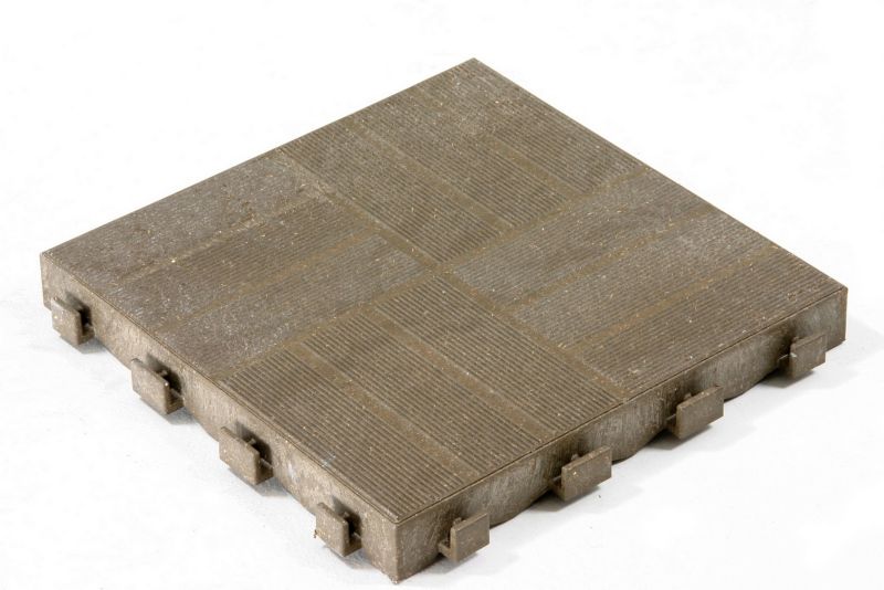 Podest kompozytowy Klikstrom klik system 40 x 40 x 4,5 cm brązowy