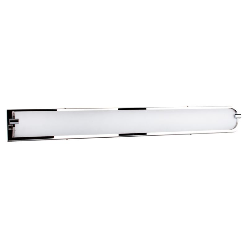 Kinkiet SPOT Light 1xLED 40W Kombinacja Chromu z Białym Szkłem, Polski Producent, 1 szt.