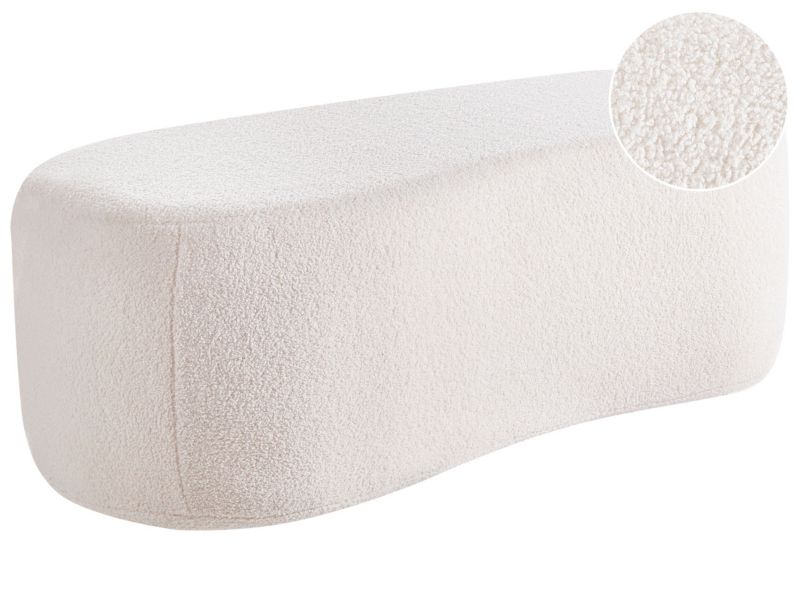 Puf boucle złamana biel Bayard 1 szt.
