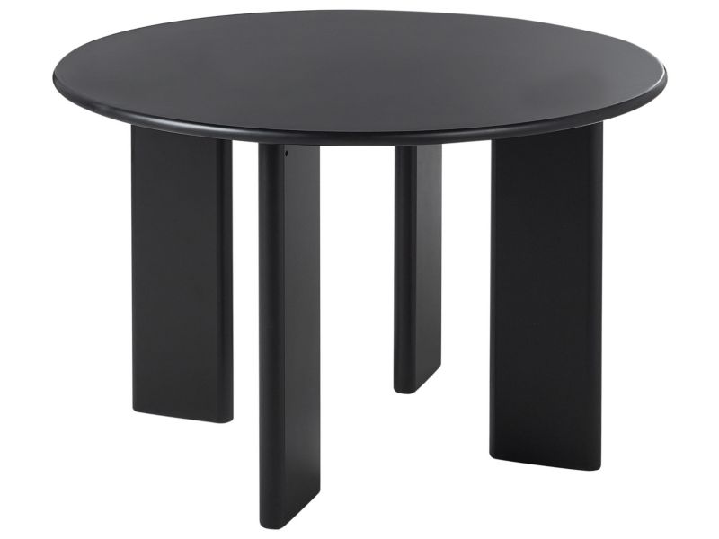 Stół do jadalni Cosmo 120 cm 120 cm MDF Czarny 1 szt.