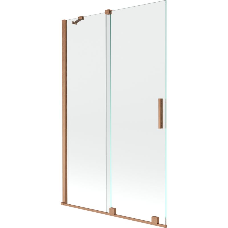 Parawan nawannowy Mexen Velar transparent miedź szczotkowana 110x150 1 szt.