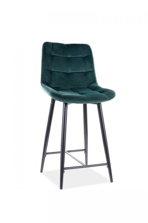 Hoker Signal niski CHIC H-2 VELVET zielony kuchenny 1 szt