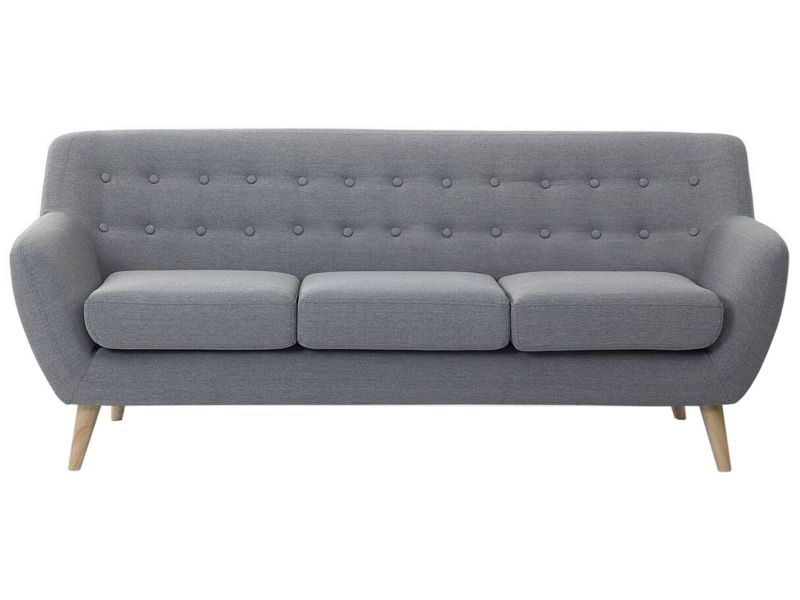 Sofa 3-osobowa jasnoszara Motala 1 szt.