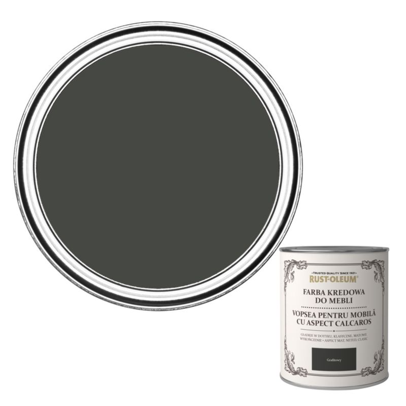 Farba kredowa do mebli Rust-Oleum grafitowy 0,75 l