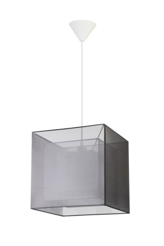 Lampa wisząca GoodHome Ciplye 30 cm E27 biało-szara