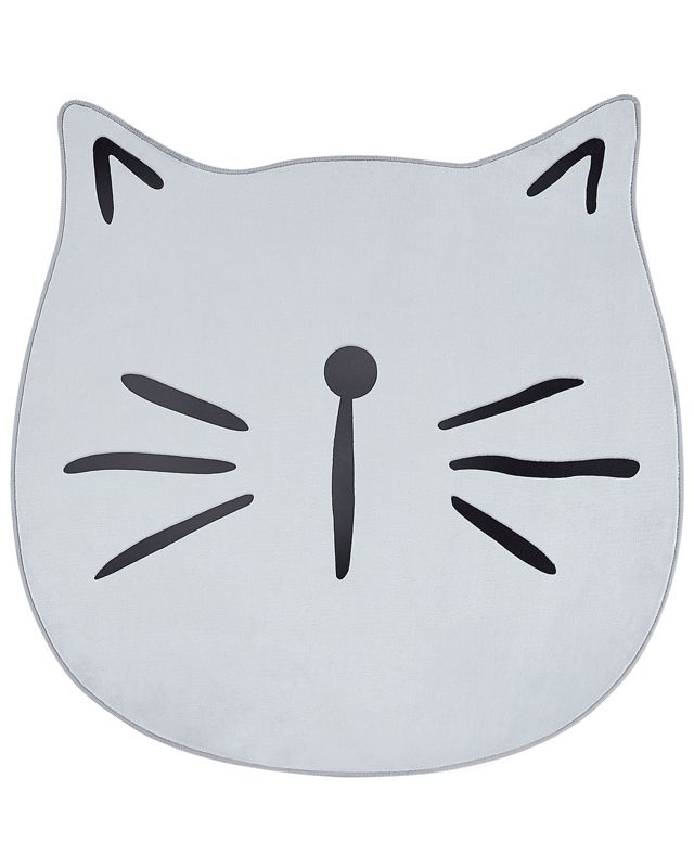 Dywan dziecięcy kot 100 cm szary Kitty 1 szt.