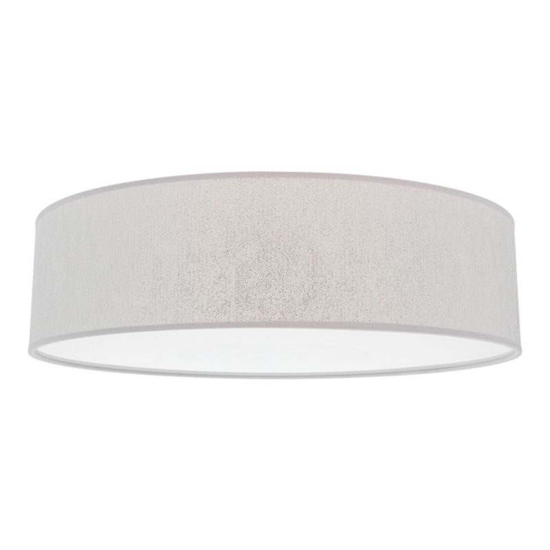 Lampa Sufitowa SPOT Light Prata 4xE27 Max.25W Klasyczne Połączenie Bieli z Srebrnym Abażurem, Polski Producent, 1 szt.