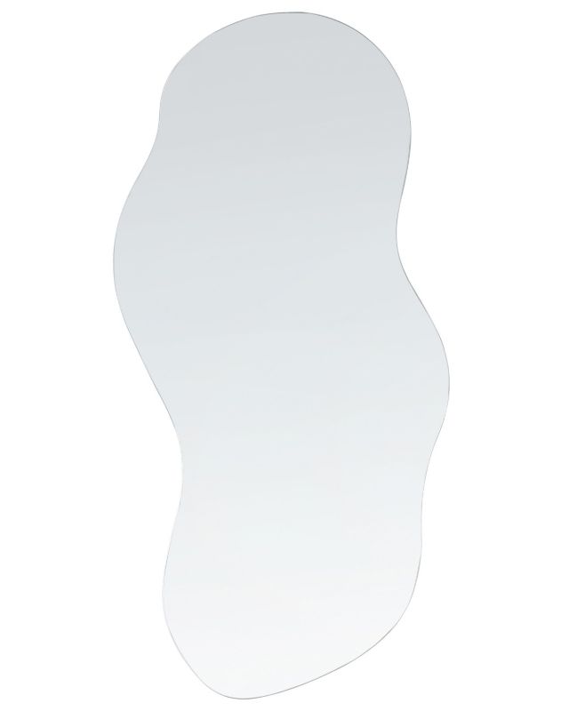 Lustro ścienne Auxerre 33 cm 80 cm Srebrny 1 szt.