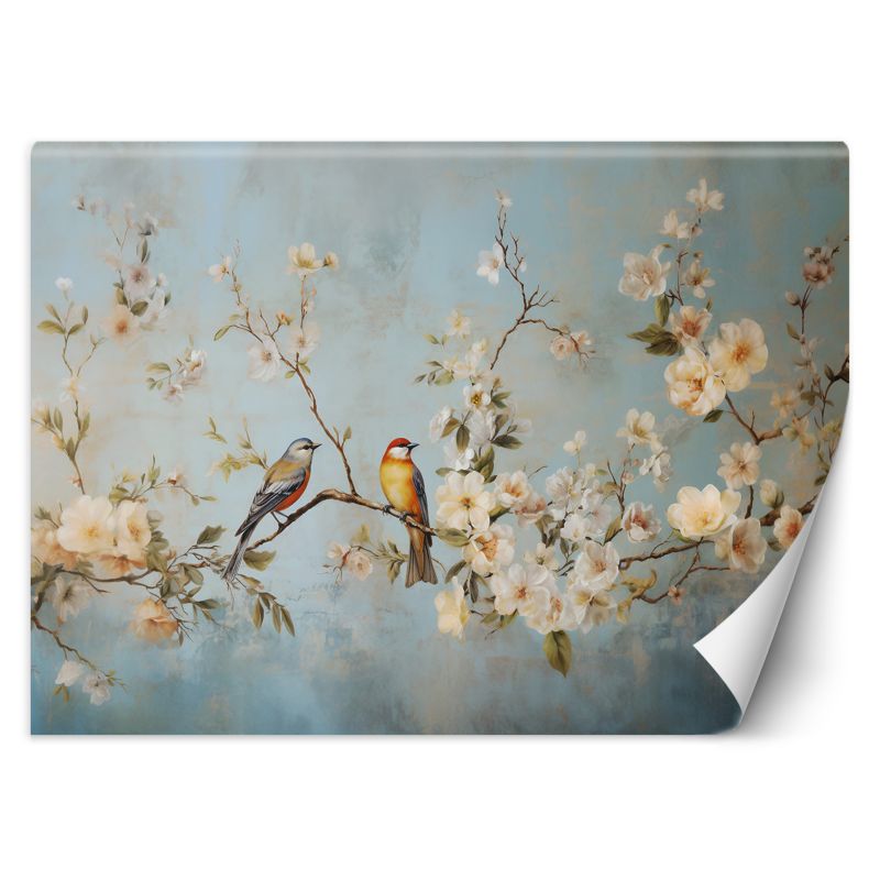 Fototapeta Feeby Ptaki na gałęzi Chinoiserie 150x105 1 szt
