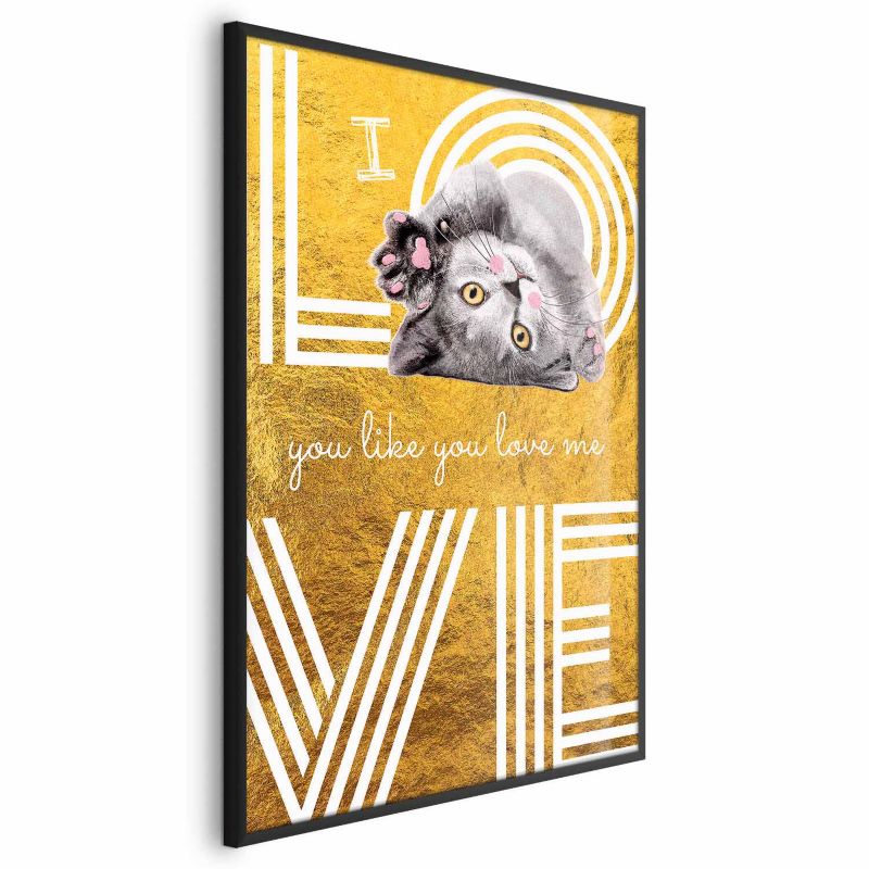 Plakat Artgeist Miłość 60x90 cm z ramą czarną 1 szt