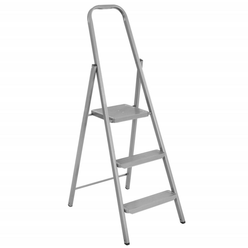 Drabina składana, wielofunkcyjna Springos wys.123 cm schodki stalowe 3-stopniowe do 150 kg domowa 1 szt.