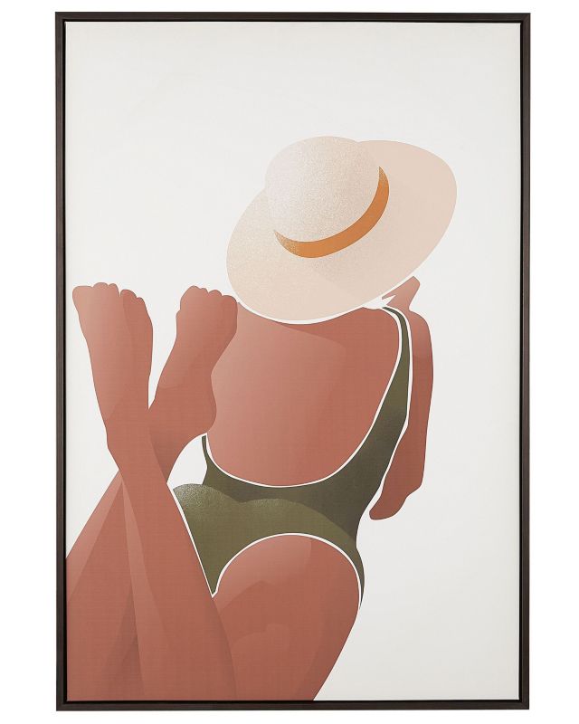 Obraz na płótnie Feltrina Prostokątny 63 x 99 cm Kobiecy Biały 1 szt.