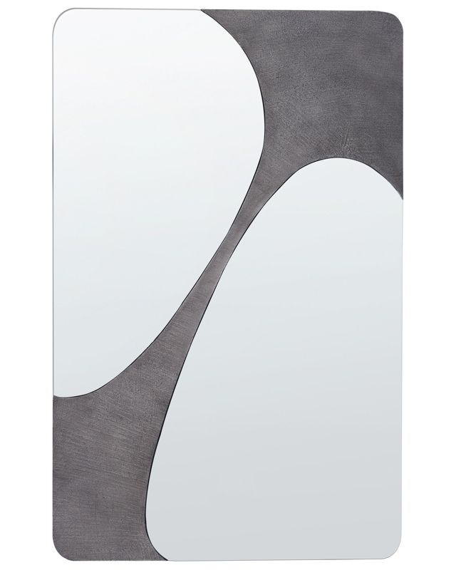 Lustro ścienne Ormes 70 cm 110 cm Szary 1 szt.