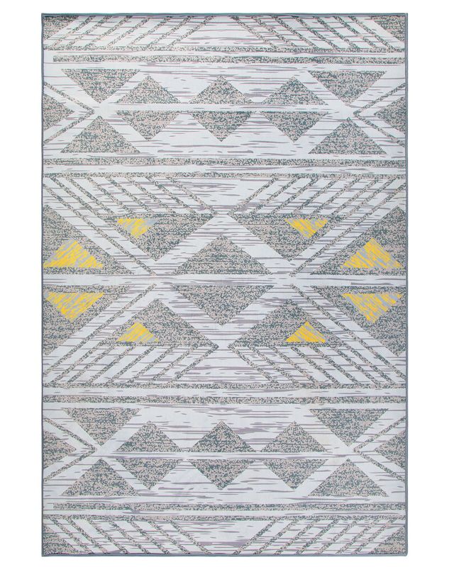 Dywan 160 x 230 cm szaro-żółty Kargi 1 szt.