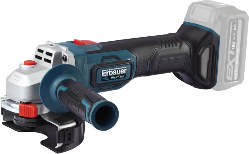 Szlifierka kątowa Erbauer 18 V 125 mm bez akumulatora