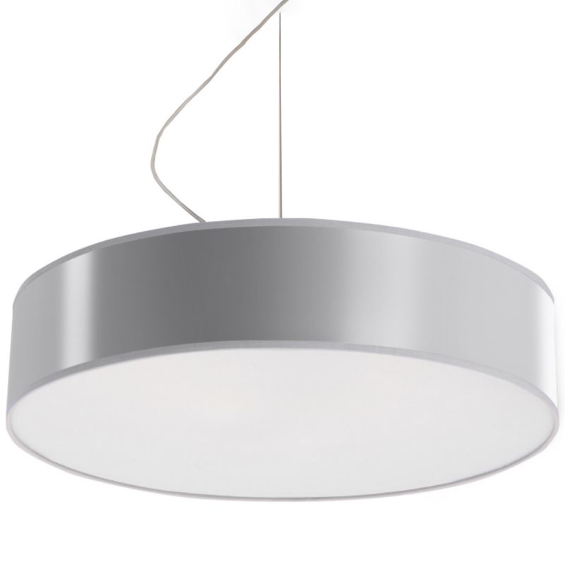 Lampa wisząca Sollux Lighting ARENA 45 szara 1 szt.
