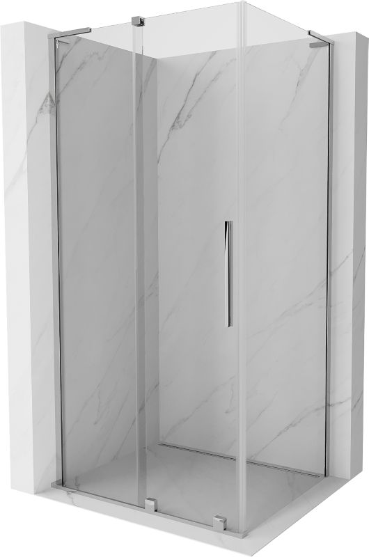 Kabina prysznicowa Mexen Velar L rozsuwana 120 x 80 cm transparent chrom 1 szt.