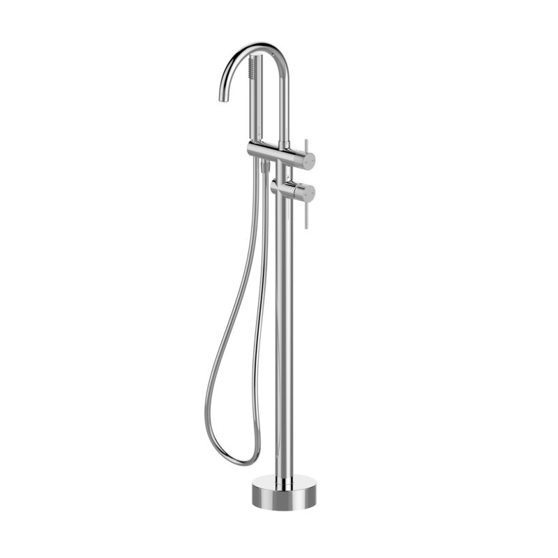 Bateria wannowa wolnostojąca GoodHome Owens chrom