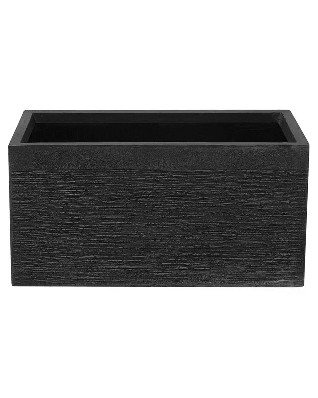 Doniczka 60 x 29 x 30 cm czarna Myra 1 szt.