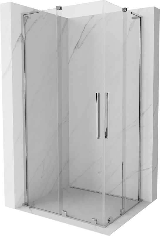 Kabina prysznicowa Mexen Velar L Duo rozsuwana 100 x 90 cm transparent chrom 1 szt.