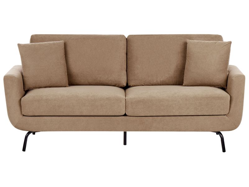 Sofa 3-osobowa jasnobrązowa Vesala 1 szt.