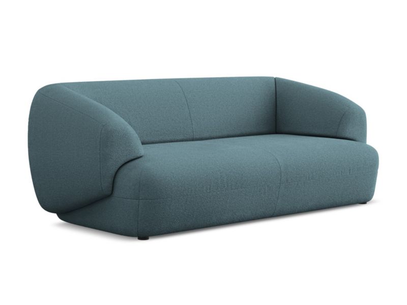 Kanapa 3-osobowa Makamii Moana z tkaniną boucle 212x98 cm jeans 1 szt.