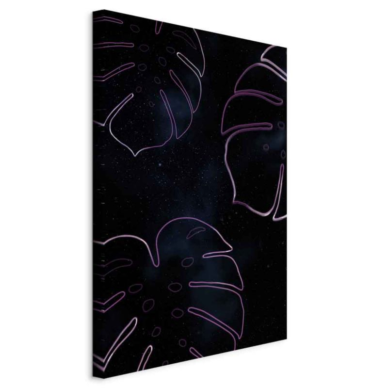 Obraz Artgeist Galaktyczna monstera 80 x 120 cm płótno włoskie 1 szt