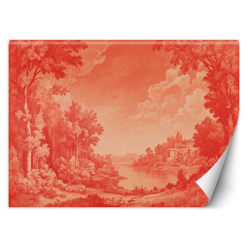 Fototapeta Feeby Czerwony Krajobraz Natura 350x245 1 szt