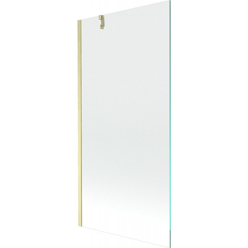 Parawan wannowy 1-skrzydłowy Mexen Next złoty transparent 90x150 1 szt.