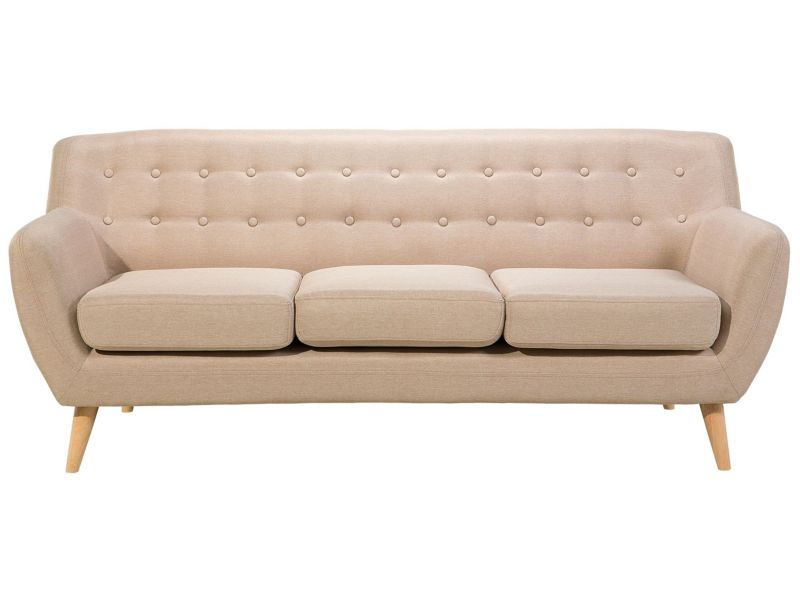 Sofa 3-osobowa beżowa Motala 1 szt.