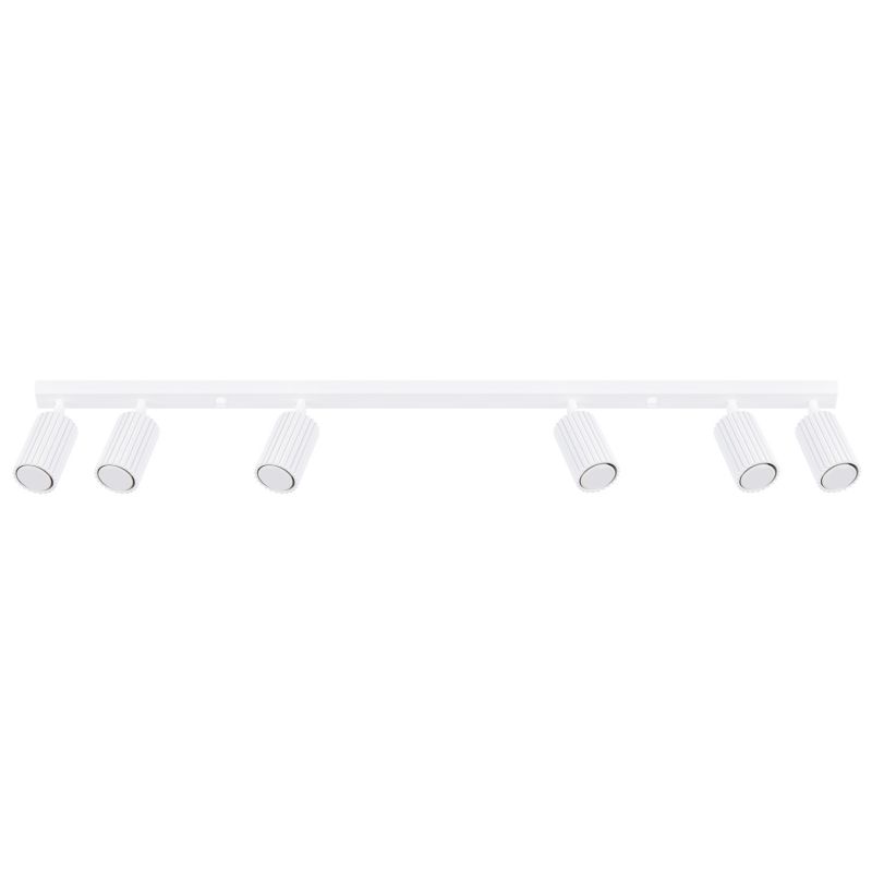 Plafon Sollux Lighting KARBON 6L biały 1 szt.